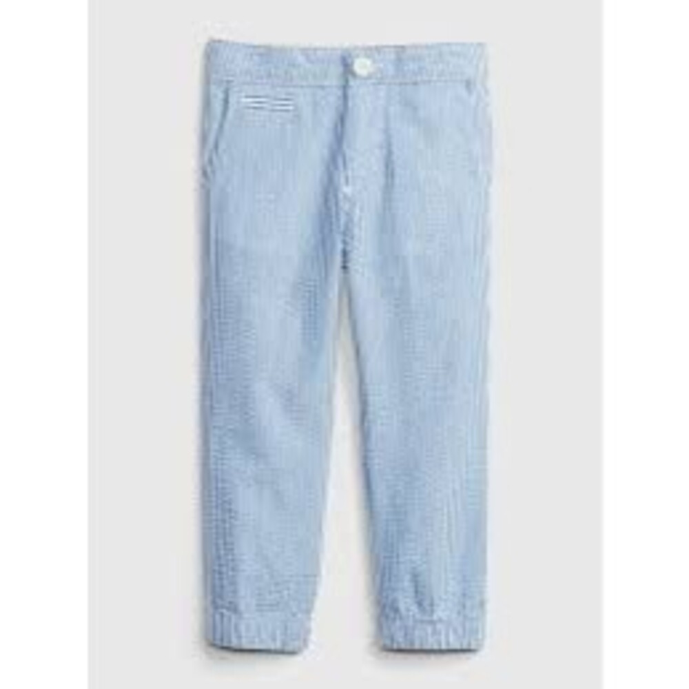 Gap Toddler Seersucker Dressy Cotton Summer Joggers 3T